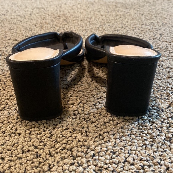 NWOT The Drop Square Toe Black Heeled Sandals Size 7.5- Amazing! - Picture 3 of 7